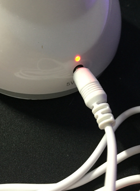 台灯充电线圆孔接口线REMAX护眼LED灯5V 0.5A原配USB电源线miniso