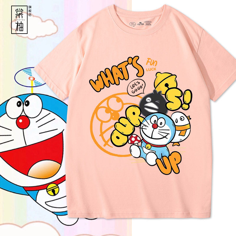 哆啦A梦机器猫卡通短袖