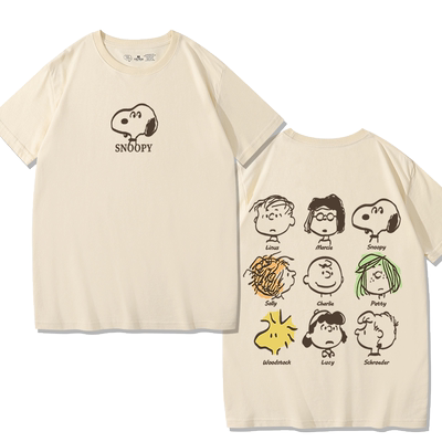 欧美动漫复古卡通印花史努比