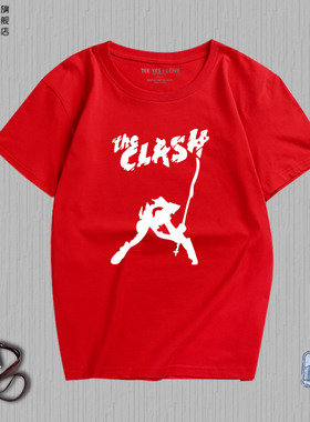 The Clash 英伦摇滚乐队 冲撞乐队London Calling 男女短袖t恤衫