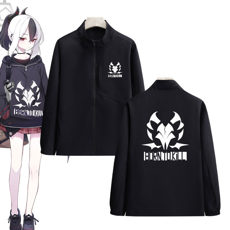 碧蓝档案蔚蓝周边动漫鬼方佳代子cos同款冲锋衣夹克情侣休闲外套