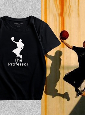 格雷森·鲍彻 Professor 街球教授骨头街头纯棉圆领短袖男学生T恤