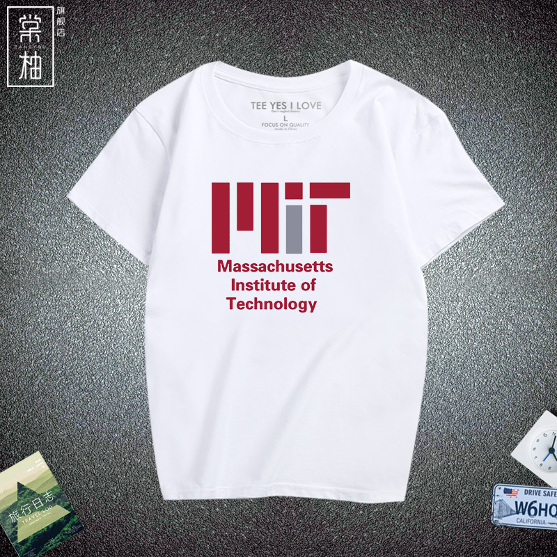 麻省理工学院短袖校服学院派mit