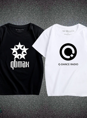电音恶搞hardstyle Q-Dance Qlimax DJ 纯棉短袖T恤纯棉圆领半袖