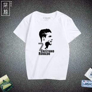 足球训练服 夏季 半袖 C罗短袖 衣服 CR7罗纳尔多短袖 衫 c罗T恤 t恤男