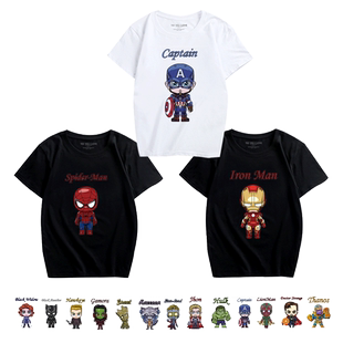 marvel神盾局特工短袖T恤复仇者联盟3无限战争衣服漫威周边夏装潮