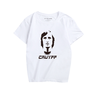 JIOHAN CRUYFF 克鲁伊夫 足球运动休闲短袖青少年印花球迷服t恤