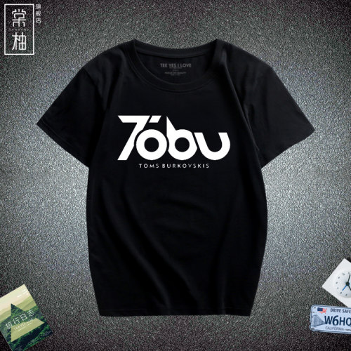 潮摇滚专辑宽松纯棉圆领音乐衣服