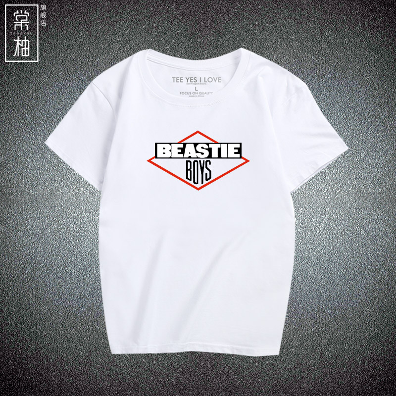 朋克纯棉摇滚音乐短袖衣服