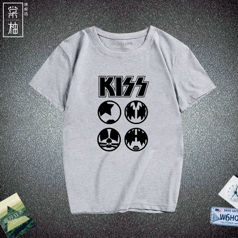 T恤摇滚金属音乐节纯棉短袖