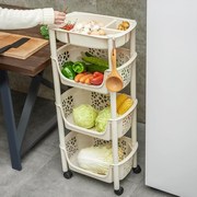 kệ bếp thông minh Kệ bếp nhiều tầng đồ chơi rau quả lưu trữ giỏ giỏ cung cấp các thiết bị nhỏ - Trang chủ kệ để nhà tắm