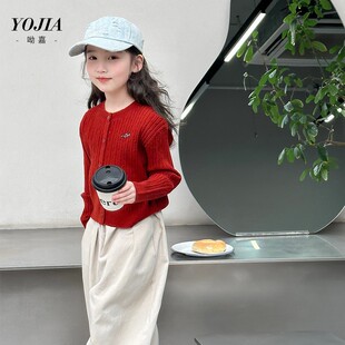 儿童新年穿搭女童皮衣马甲冬款2026新款洋气时髦小女孩马夹拼接儿