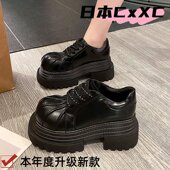 贝壳头欧货厚底松糕增高丑萌大头鞋 休YY40 爆款 子女2025春秋季 新款