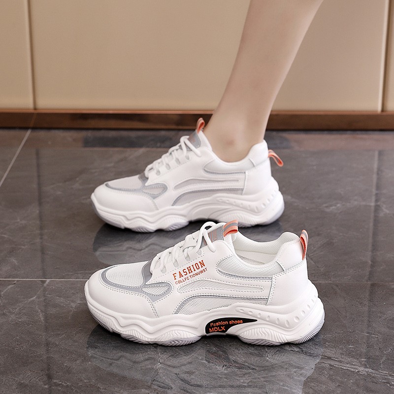 网面透气老爹鞋女韩版2025夏季新款休闲运动鞋学生跑步鞋女30kl24