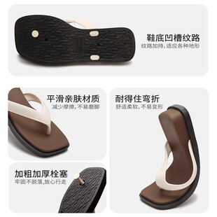小码313233码夹趾凉拖鞋女小个子增高3.5cm夏季外穿百搭人字拖