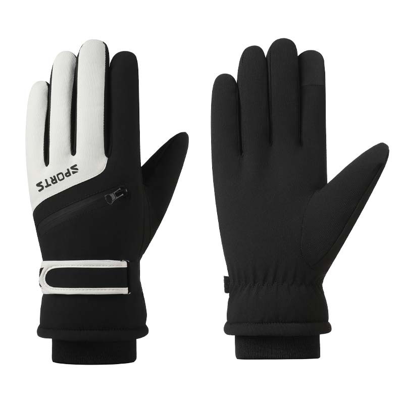 冬季保暖滑雪手套男女同款秋冬天户外骑行防泼水防滑可触屏加HB53
