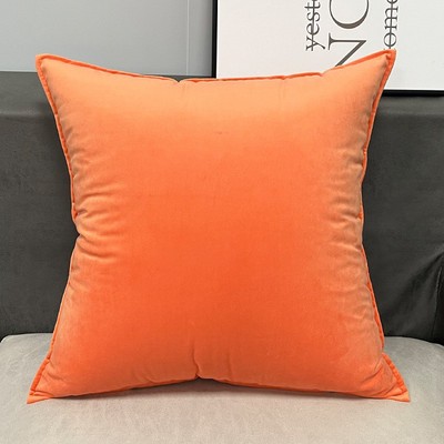 天鹅绒抱枕沙发客厅靠背垫床上枕头抱枕套子不含芯大靠枕罩DF82