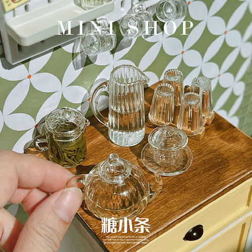6分娃屋场景水壶糖小条娃物