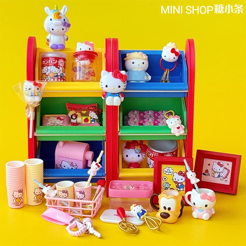 糖小条Kitty食玩微缩模型