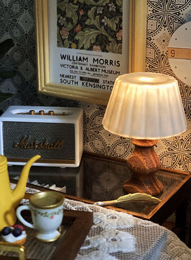 糖小条娃屋台灯迷你灯ob11家具盲盒molly场景道具blythe小布娃物