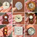 糖小条12分娃屋ob11场景盲盒拍照道具钟表挂钟家具装 house 饰doll