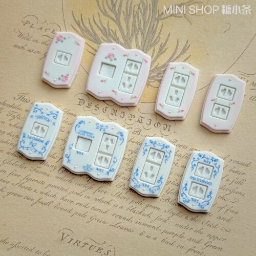 迷你微缩复古开关娃用模型