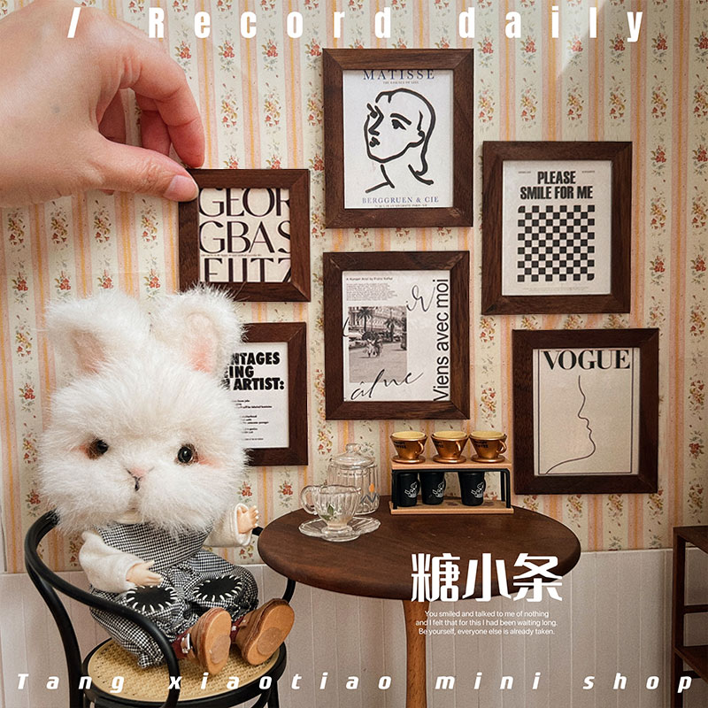 娃用迷你收纳盒12微缩模型