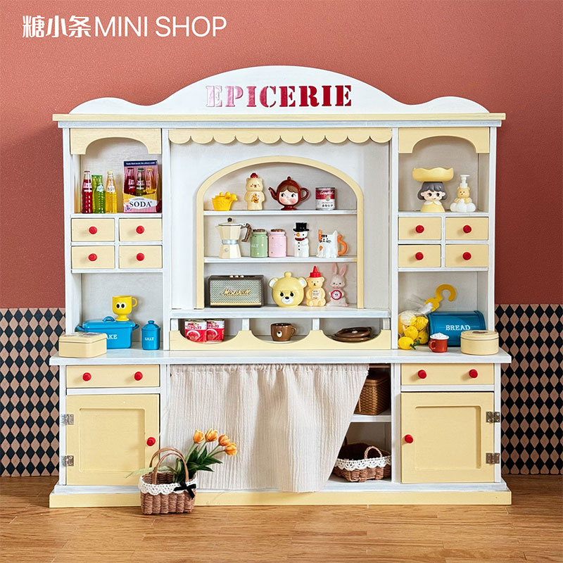 娃用家具6分复古杂货柜糖小条
