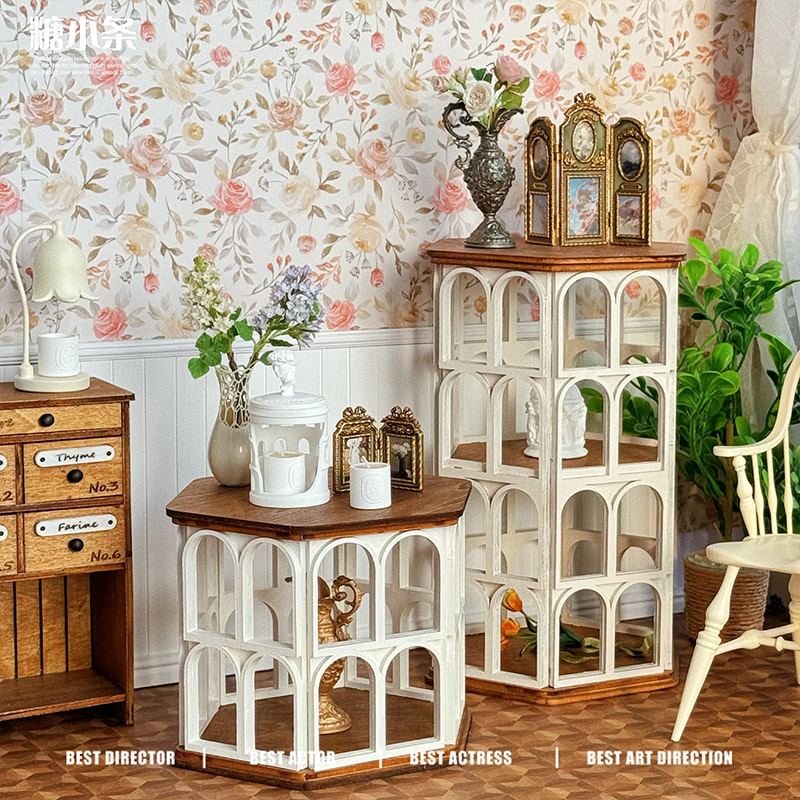 糖小条6分娃用家具六边形柜子