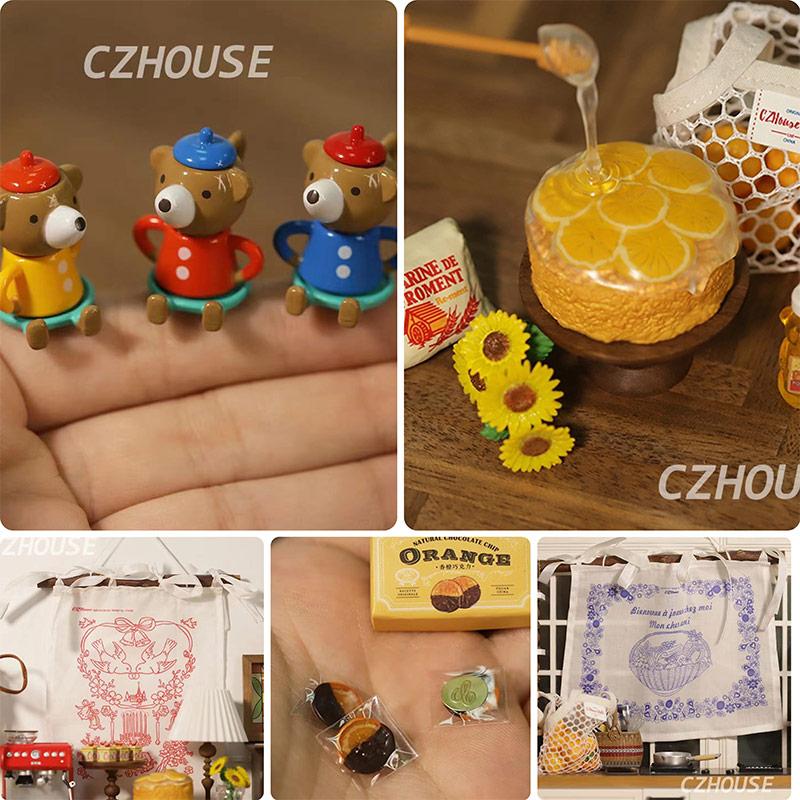 陈朗娃用微缩模型食玩