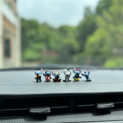 包邮星际宝贝汽车中控台摆件史迪仔史迪奇可爱卡通公仔车载装饰