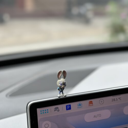 疯狂动物城小兔子朱迪汽车中控台摆件可爱卡通公仔车载装饰摆设