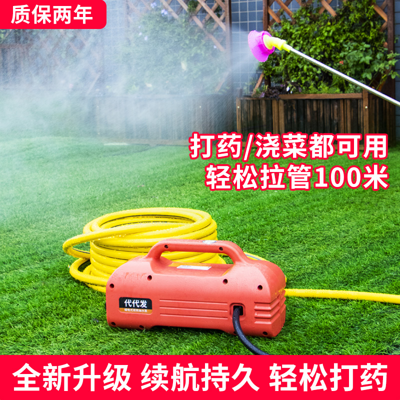 农用电动喷雾器打药机抽水浇菜机