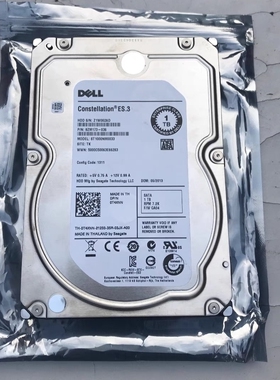 DELL 0W69TH 0T4XNN 1T SATA 7.2K 3.5企业级硬盘 ST1000NM0033