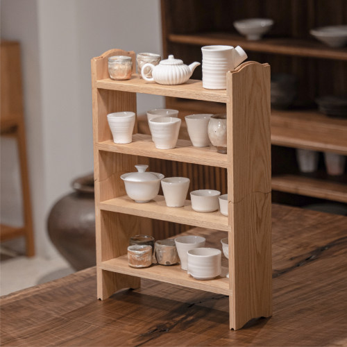 木墨生活茶空间小杯架无漆无胶