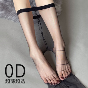 0d超薄黑丝袜女防勾丝薄款透明隐形光腿神器空气灰黑白丝连裤袜