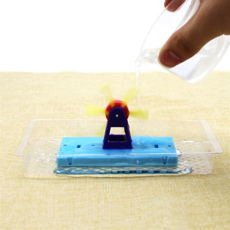 学生科学实验儿童小发明科技小制作物理学diy手工作业材料水轮车