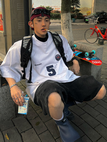 Aurocean五分袖全棉短袖