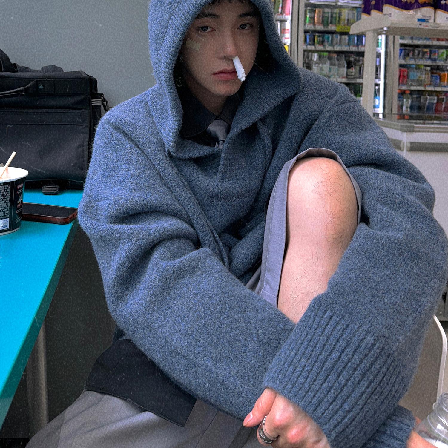 Aurocean连帽羊毛毛衣