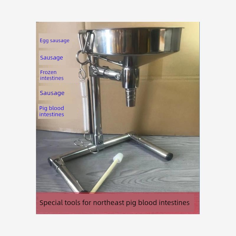 灌肠大漏斗东北猪血肠神