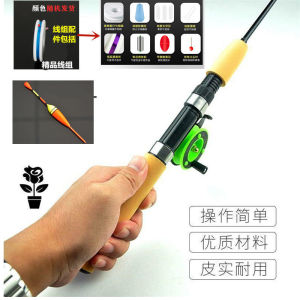 冰钓竿冬钓竿套装筏钓竿超短小海竿包邮实心两节碳素短节钓鱼竿