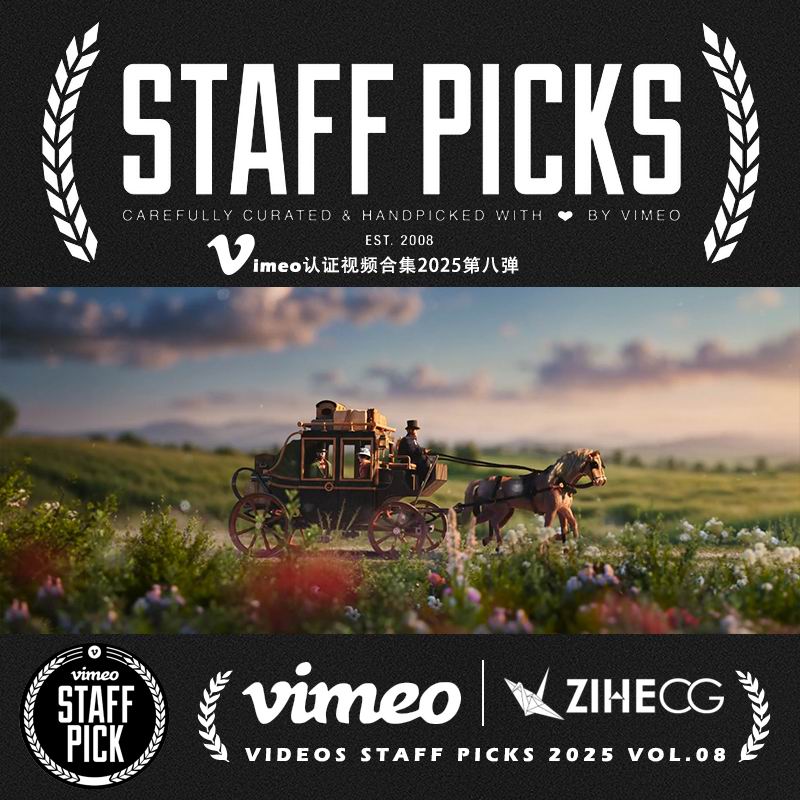 Vimeo STAFF PICKS官方认证创意等视频合集2025年第八弹