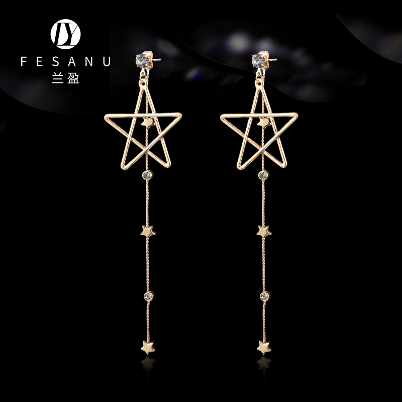 小众耳坠长款高级感奥地利水晶