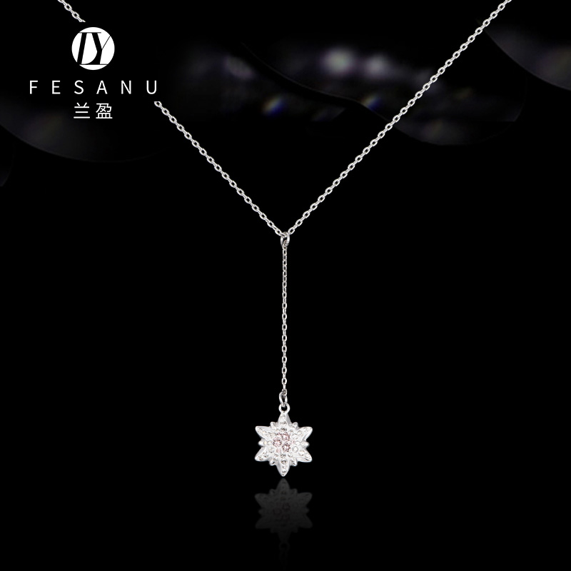 CHOKER兰送女友雪花锁骨