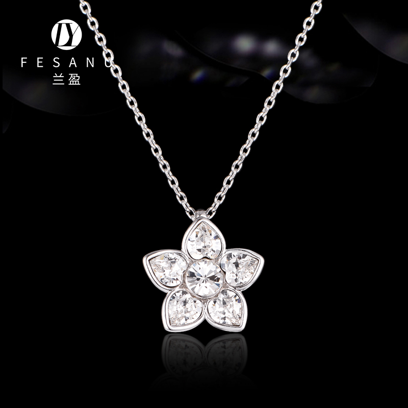 小香风水晶设计款装饰品锁骨链