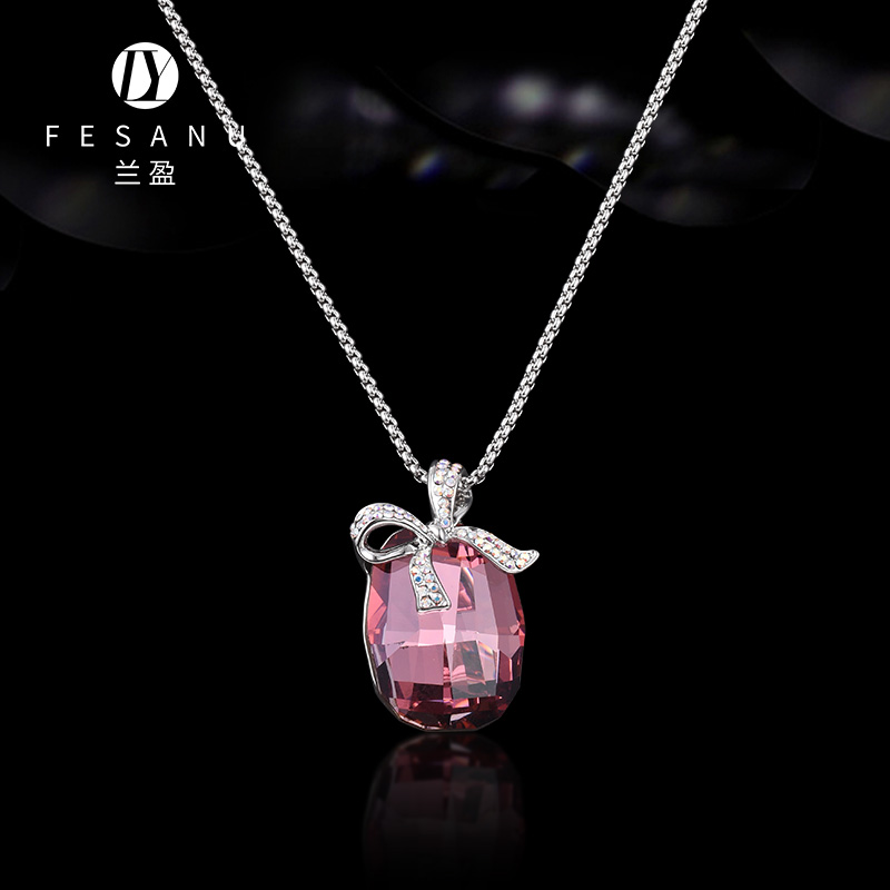 兰盈奥地利水晶项链轻奢小众