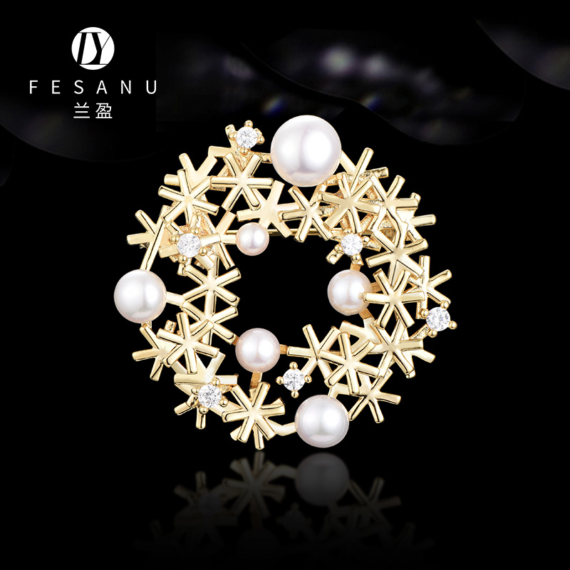 兰盈奥地利水晶胸针女高档胸花