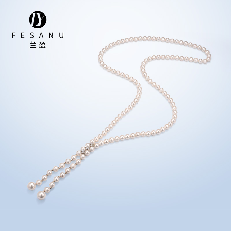 风尚欧美长吊坠生日礼物毛衣链