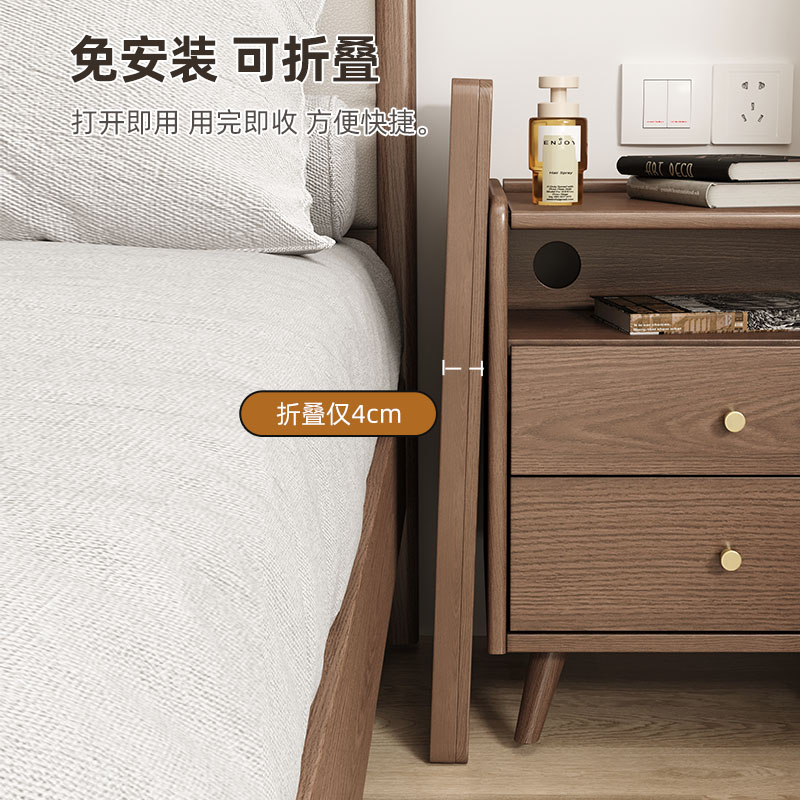 飘窗小桌子折叠炕桌家用卧室实木榻榻米桌子窗台小茶几矮桌飘窗桌