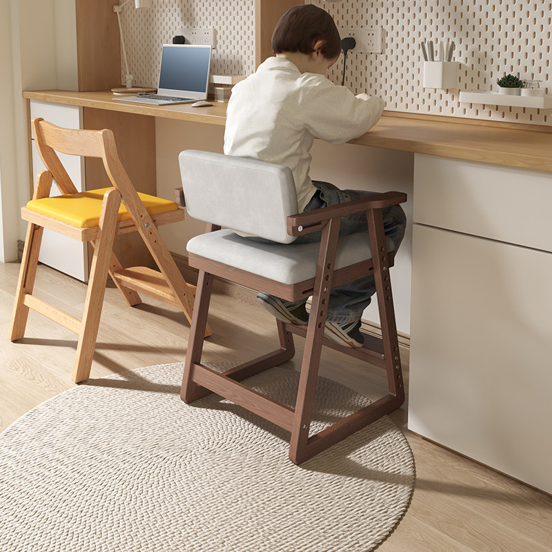 实木儿童学习椅子可升降调节座椅成长凳写字椅学生书桌椅宝宝餐椅,住宅家具,儿童学习椅,淘宝优惠券,粉丝福利购,淘宝优惠卷